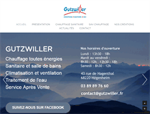 Tablet Screenshot of gutzwiller.fr